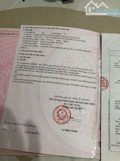 Cần bán đất đường Đồng bà canh, Hóc Môn - 4