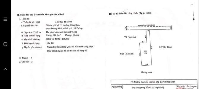 Bán đất 278m2 mặt đường Trần Bá Lương, Dương Kinh tặng nhà trọ 3 tầng 15 phòng - 5