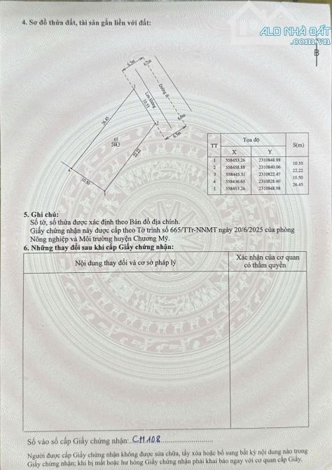 Bán đất mặt quốc lộ 6A tại Xuân Mai, Chương Mỹ, Hà Nội, 36 triệu / m2, 248 m2 - 5