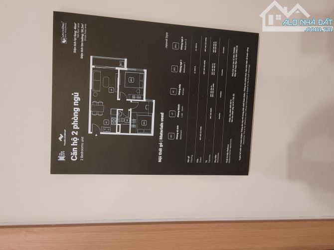 Căn hộ cao cấp 2pn Đức Hòa, Long An, mt TL10, dt 60m2, giá 1 tỷ 5 - 5