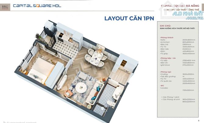 "Đỉnh Nóc Kich Trần" Chỉ Từ 2 TỶ 99 Sở Hữu Ngay Căn Hộ Cao Cấp CAPITAL SQUARE Đà Nẵng - 6