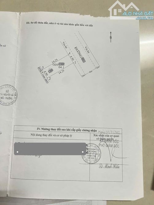 Bán nhà gần đường Lê Hồng Phong 100m, p.Tân Bình, Tp.Dĩ An chỉ 3,9 tỷ TL  M7741 - 7