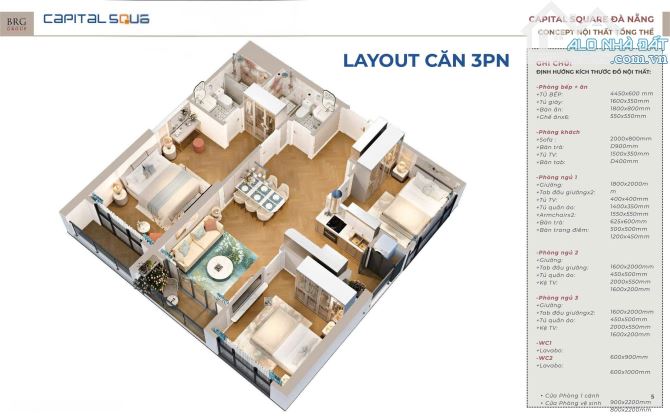 "Đỉnh Nóc Kich Trần" Chỉ Từ 2 TỶ 99 Sở Hữu Ngay Căn Hộ Cao Cấp CAPITAL SQUARE Đà Nẵng - 8