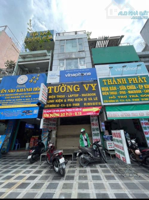 Nhà 538 đường 3 tháng 2- 4x25m, trệt 4 lầu 2 mặt tiền trước sau - giá 39,9 tỷ