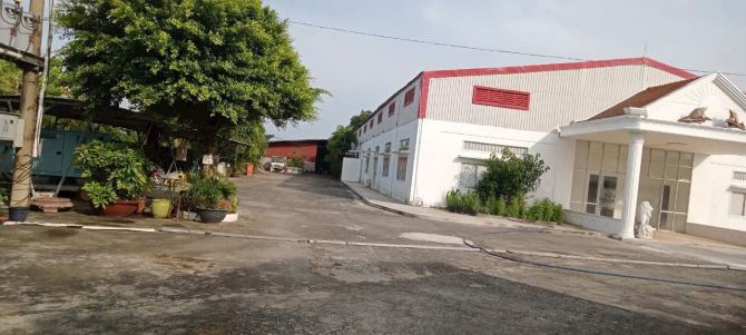 Ngộp, xưởng 13.859m2 có 9859m2 SKC, xd 3586m2, MT TL827, Châu Thành, Long An