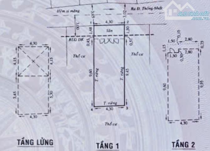 Bán nhà 3 lầu hẻm đường Thống Nhất, p11, gò vấp giá 6,6 tỷ