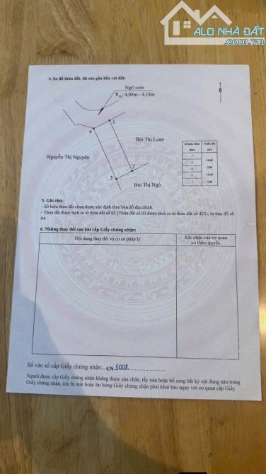❌❌❌ Cần bán lô ngũ phúc gần khu công nghiệp