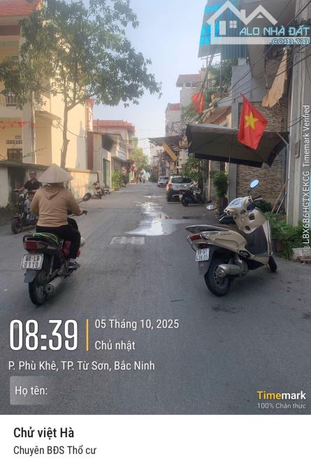 Bán can nhà 4 tầng x 88m tại khu phố Phù Khê Đông Từ Sơn ,đường ô tô tránh
