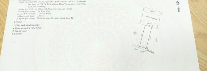 🔥 CHỈ 1,8 TỶ – SỞ HỮU NGAY LÔ ĐẤT PHÂN LÔ AN TRÌ 🔥 📍 Hùng Vương – Hồng Bàng – Hải Phòng