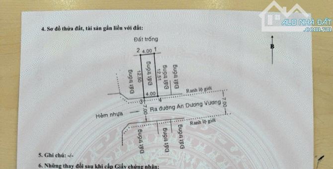 Bán đất giá F0 Chủ đầu tư hẻm 13m An Dương Vương,xây dựng tự do,sổ riêng từng nền