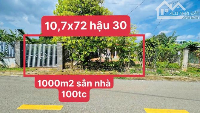 🎯Căn nhà Vườn 1.000m2 ngay trung tâm Long Tân - Long Đất - BRVT.  💥Dt: 1053m2 - 1