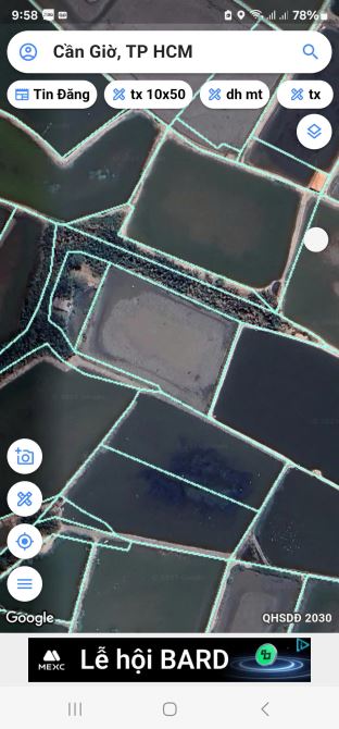 Bán đất nông nghiệp đường Đê Quốc Phòng, xã An Thới Đông, DT 3.204m² giá 600tr/ 1000m2 - 1