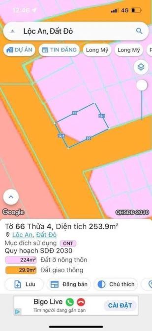 BÁN GẤP LÔ GÓC 2 MẶT TIỀN VIEW BIỂN LỘC AN – VEN BIỂN VŨNG TÀU BÌNH CHÂU - 1