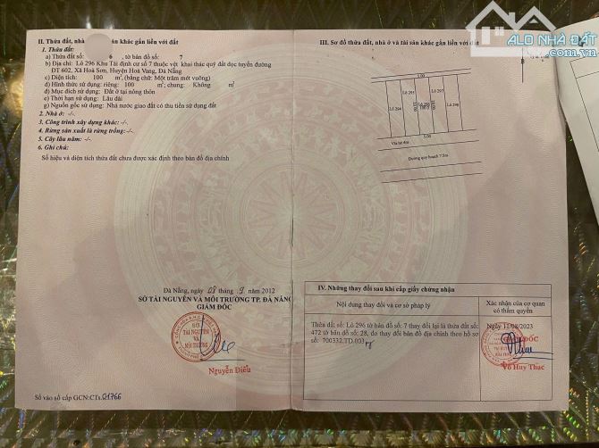 Bán đất Đường Hoàng Phê -100m2 ngang 5m- đường nhựa 7,5m- giá 2.550 - 1