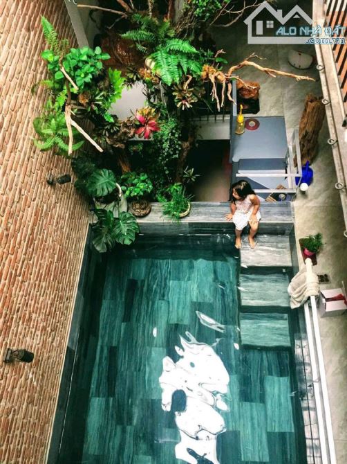 Bán nhà biệt thự bể bơi, 4 tầng mặt tiền 5m, đường 7.5m giá cực tốt; view đẹp lắm luôn. - 1
