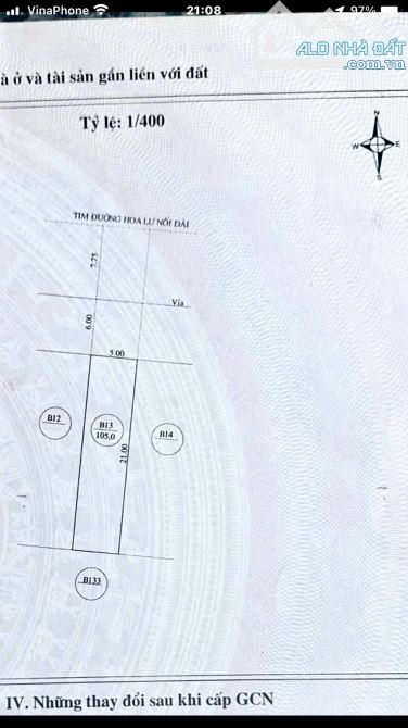 Bán đất mặt tiền đường hoa lư vị trí kinh doanh - 1