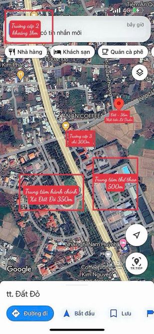 GÓC 2 MẶT TIỀN đường LÊ DUẨN - NGAY TRUNG TÂM HÀNH CHÍNH XÃ ĐẤT ĐỎ 300m  🌈DT 483.7m2 ngan - 2