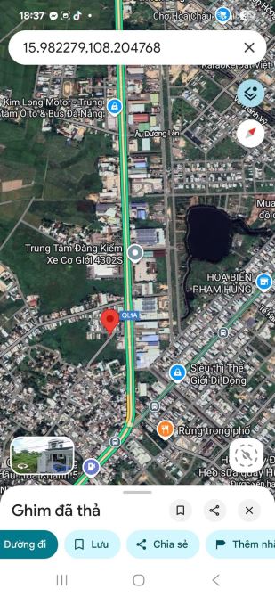 Bán lô đất diện tích rộng 180m sát quốc Lộ 1A- ngay cổng chào thôn Quang Châu - 2