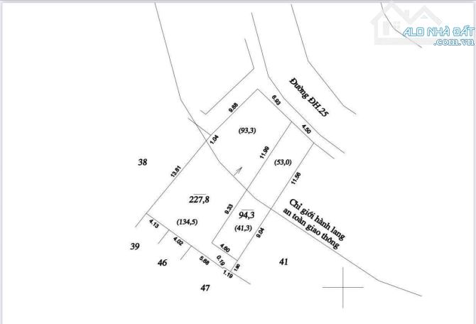Sát vành đai 4 – Lô đất 94,3m² mặt đường Hoàng Trạch – Mễ Sở, đường 3 ô tô tránh - 2