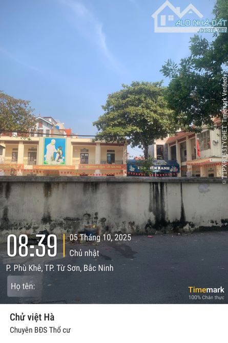 Bán can nhà 4 tầng x 88m tại khu phố Phù Khê Đông Từ Sơn ,đường ô tô tránh - 2