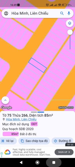 BÁN ĐẤT HÒA PHÚ 10, LIÊN CHIỂU, ĐÀ NẴNG – DIỆN TÍCH 100M² NGANG 5M, ĐƯỜNG 5,5M, LỀ 3M - 2