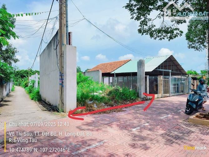Siêu rẻ - GÓC 2 MẶT TỈNH LỘ 44A VÕ THỊ SÁU - LONG ĐẤT -BRVT 🌈🌈🌈DT 239,7M2 - 2