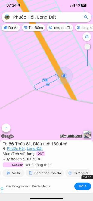 🏖️ BÁN ĐẤT VEN BIỂN XÃ PHƯỚC HỘI – 130M² FULL THỔ CƯ, GẦN BIỂN LỘC AN, GIÁ 1,35 TỶ - 2