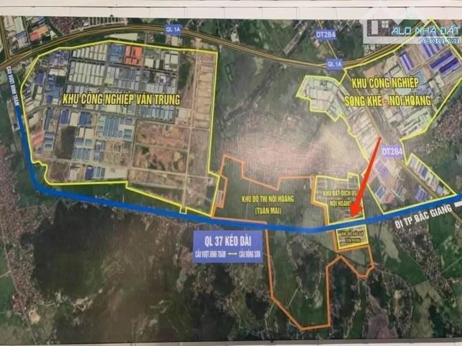 Bán lô áp góc lk1_02– Trục đường gom Võ Văn Kiệt, Tiên Phong Yên Dũng - 2