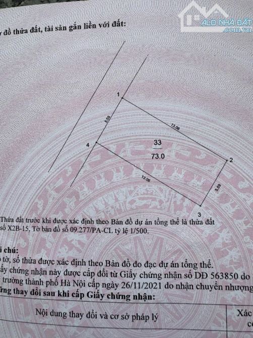 TÁI Định Cư Thanh Am/16.9 Tỷ/ 73 m2/5.6 M tiền - 3