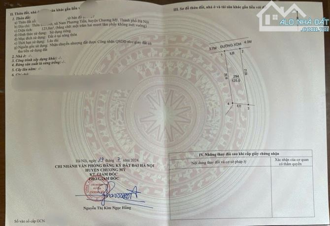 Anh trai nhờ bán DT 125m full thổ tại Xã Xuân Mai Chương Mỹ - 3