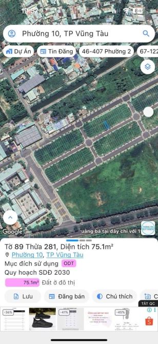 🏡CCDV-MS.95 - Giá siêu tốt 7.25 tỷ cho lô đất TĐC P10 p Rạch Dừa tp HCM - 3