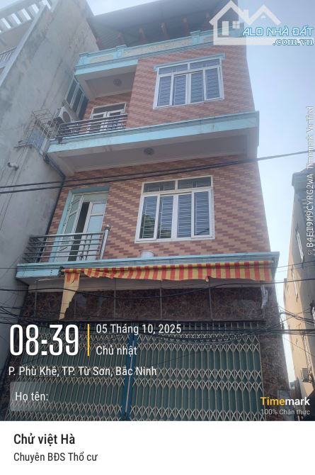 Bán can nhà 4 tầng x 88m tại khu phố Phù Khê Đông Từ Sơn ,đường ô tô tránh - 3