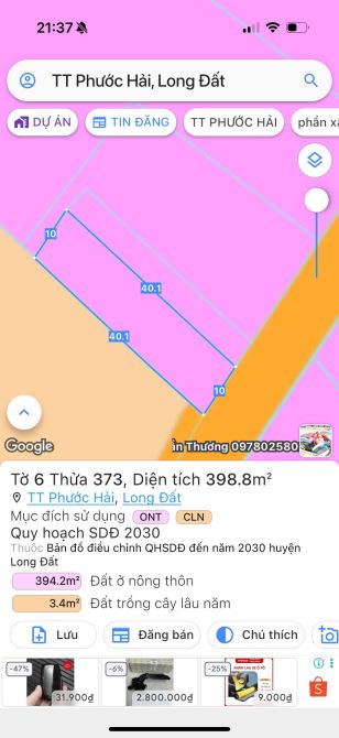 THỊ TRẤN PHƯỚC HẢI - BRVT - CÁCH BIỂN CHỈ 3KM ( Xã Phước Hải- TP HCM) - 3