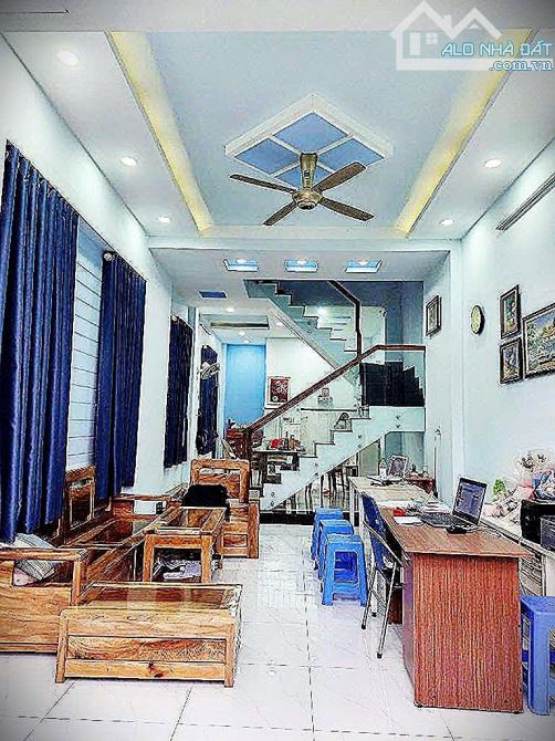 “GẤP BÁN, GIẢM 200 TRIỆU-NHỈNH 7 TỶ, NHÀ 3 TẦNG MỚI ĐẸP LINH ĐÔNG-81M2(6❌14M)-4PN, 5WC, - 4