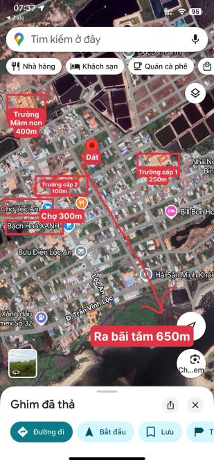 A CHỦ KẸT HẠ GIÁ SIÊU TỐT ĐẤT BIỂN LỘC AN - CÁCH BÃI TẮM LỘC AN 1KM  NGAY CHỢ - TRƯỜNG HỌC - 4