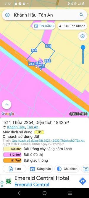 2287m2 đất mặt tiền Nhựa 9m Tân An Long An ngang 33 dài 55 - 4