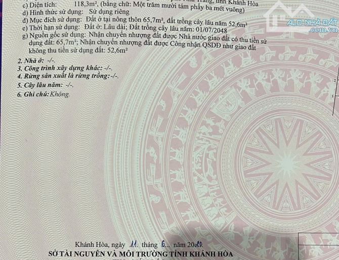 Bán đất mặt tiền bờ kè sông Tắc Nha Trang - đường oto rộng 20 mét - 5