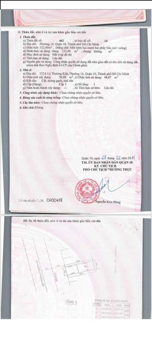 GIẢM SỐC Bán Nhà Mặt Phố 332 Lý Thường Kiệt 122m2-4T MT6,2m Vỉa Hè 5m Q10 P14 HCM 58 Tỷ. - 5