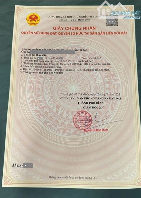 2,7Tỷ TL🔥Bán 98,6m2 nhà Cấp 4 gần ngã tư Chiêu Liêu 300m, p.Tân Bình, Tp.Dĩ An - 8