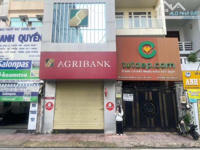 BÁN NHÀ MẶT TIỀN SƯ VẠN HẠNH, PHUỜNG AN ĐÔNG ( PHUỜNG 9, QUẬN 5 ), TPHCM