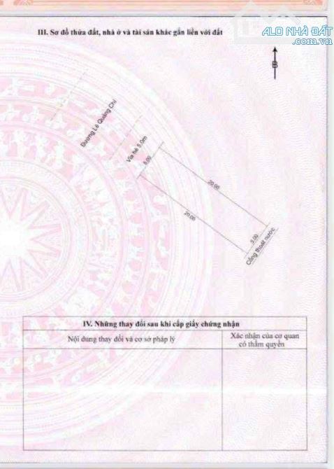 Bán 100m2 (5x20) Đất - Lê Quảng Chí - Hoà Xuân