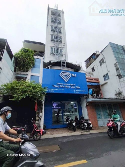 Bán Nhà Mặt Tiền Trần Quang Diệu, Quận 3, DT: 4,5x20m, 8 Tầng, HĐT: 76tr/th, Giá 35 Tỷ