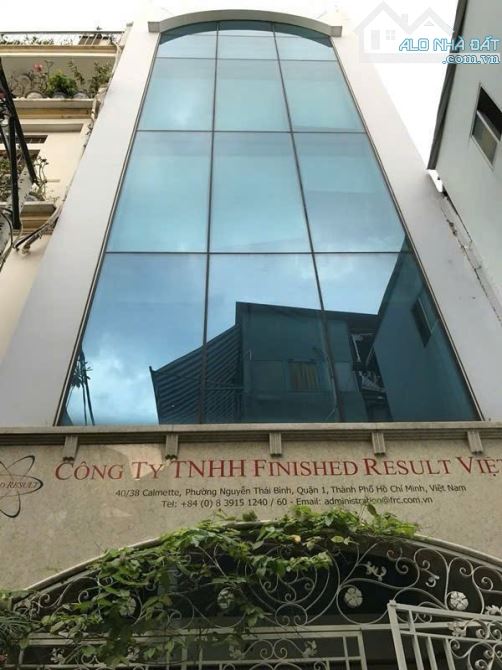 Bán gấp tòa nhà Calmette P. Nguyễn Thái Bình Q.1