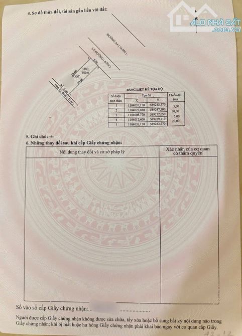 Còn 1 nền Giá tốt đường A4 KDC Tân Phú, P. Hưng Phú, TP Cần Thơ.