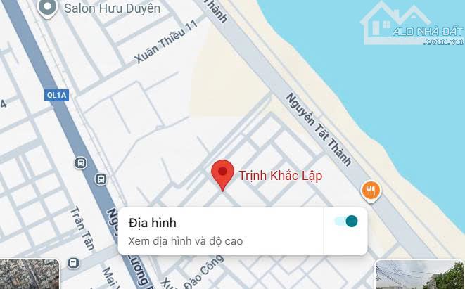 🏆Bán Đất đường Trịnh Khắc Lập dt100m2 Gía 5.2 tỷ tl tặng nhà cấp 4