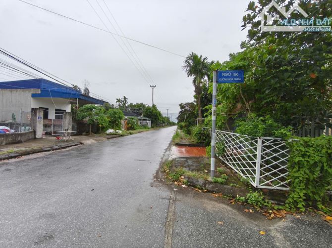 Lô đất 91m2 ngang 4,6m tại Hòa Nghĩa ngõ rộng 3m,gần ngay cầu rào 3,Vin Dương Kinh.