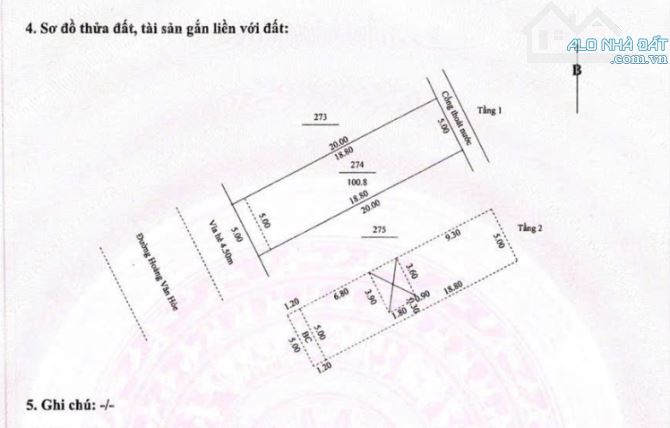 🥇 Bán nhà mặt tiền đường 7m5 Hoàng Văn Hòe (100 m2), Ngũ Hành Sơn - ĐN, Giá 8.7 tỷ tl