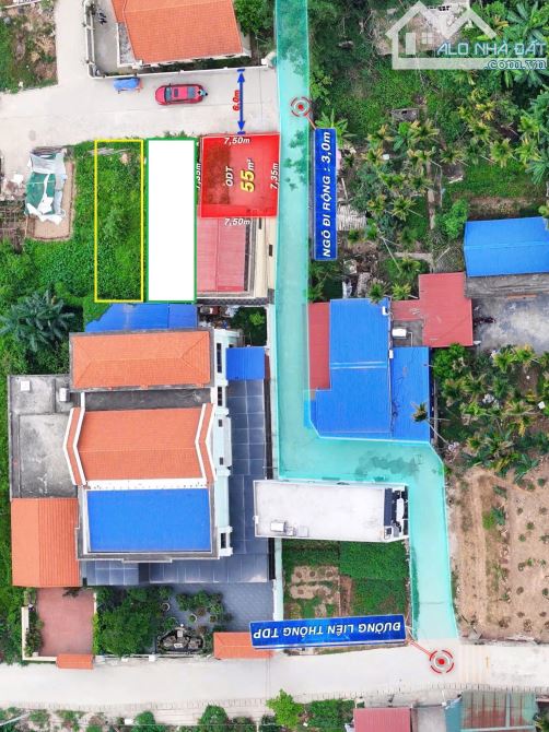 Bán đất vuông vắn tại Hoa Động, Thủy Nguyên, Hải Phòng, 63,3m2
