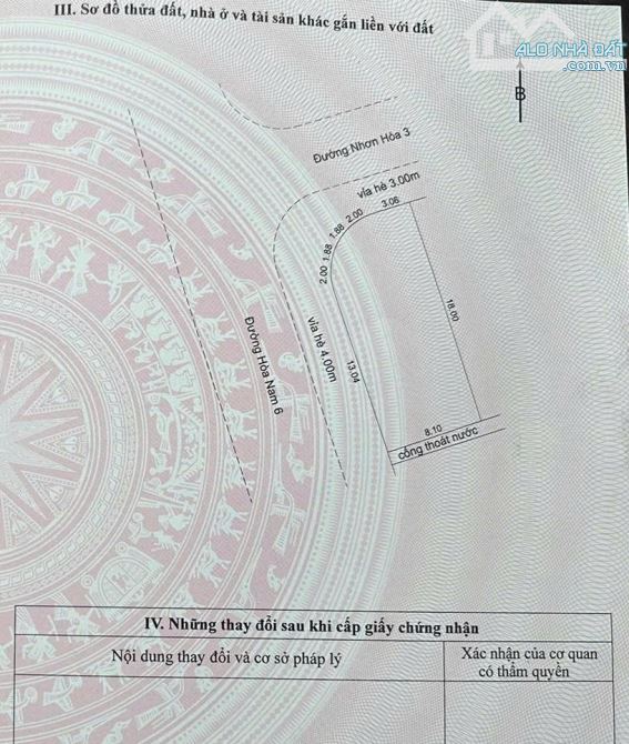 Cần bán lô góc 2 MT Nhơn Hoà 3 và Hoà Nam 6, Đà Nẵng, DT 8x18m, giá 7 tỷ 250 tl