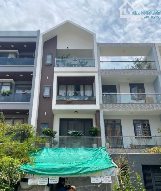 Mặt tiền 4 tầng hẻm xe hơi Nguyễn Thị Tần,106m2, gần chợ Rạch Ông chỉ 14 tỷ 7